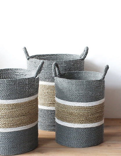 Seagrass basket – Zaira, natural natural materials in boho style