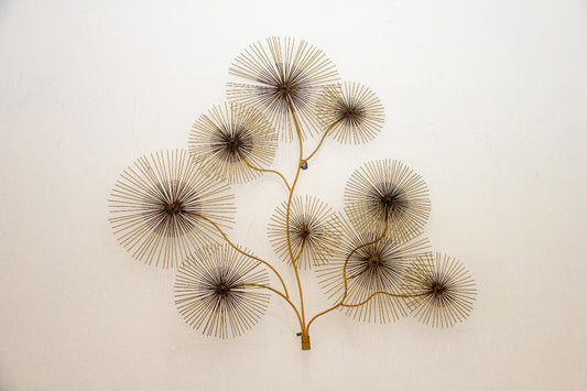 Boho iron wall decor piece Smile Mentari, handcrafted in Bali