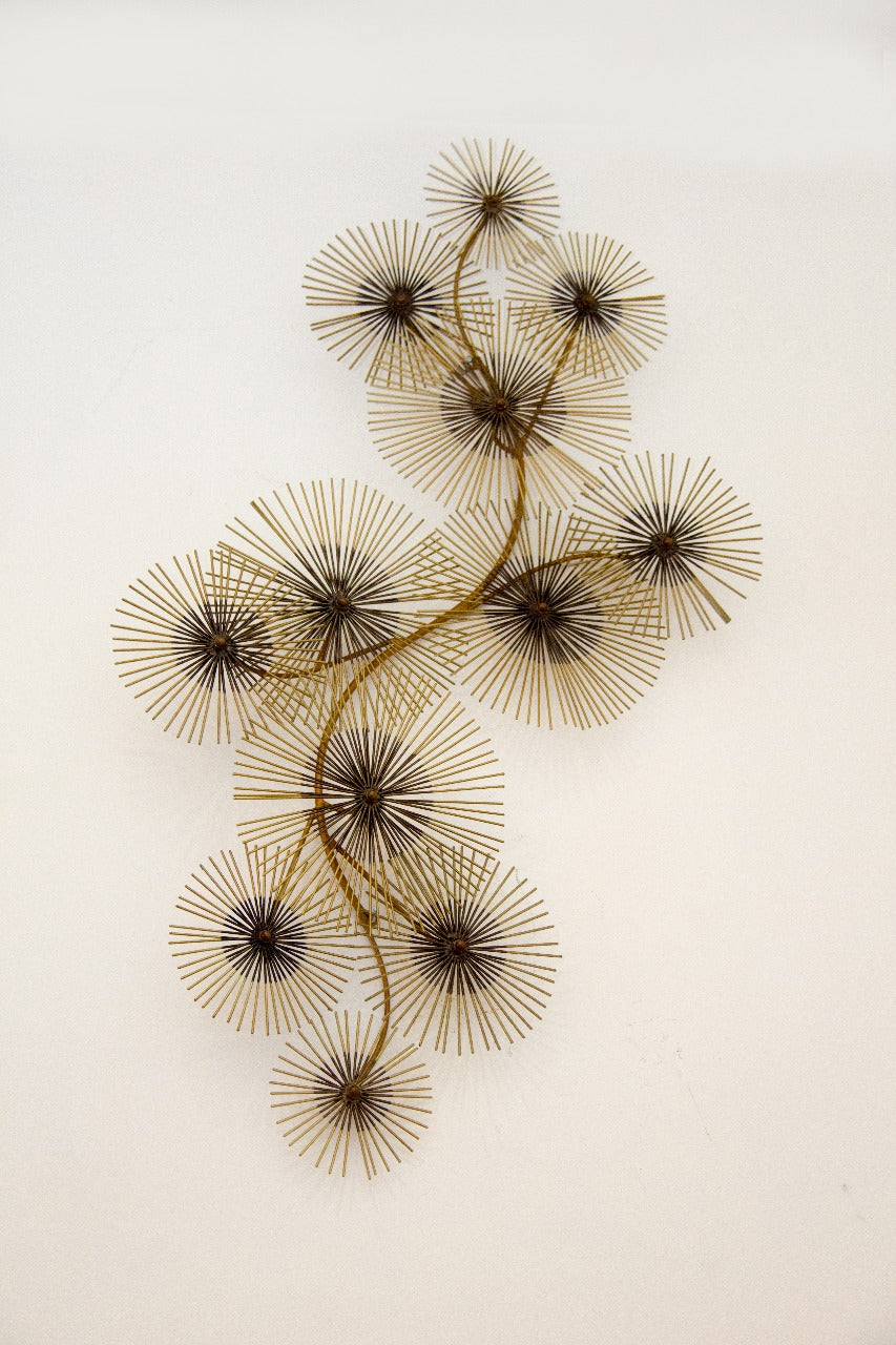 Iron wall decoration Elegant Mentari Decor – boho decor handcrafted in Bali by BaliSouk