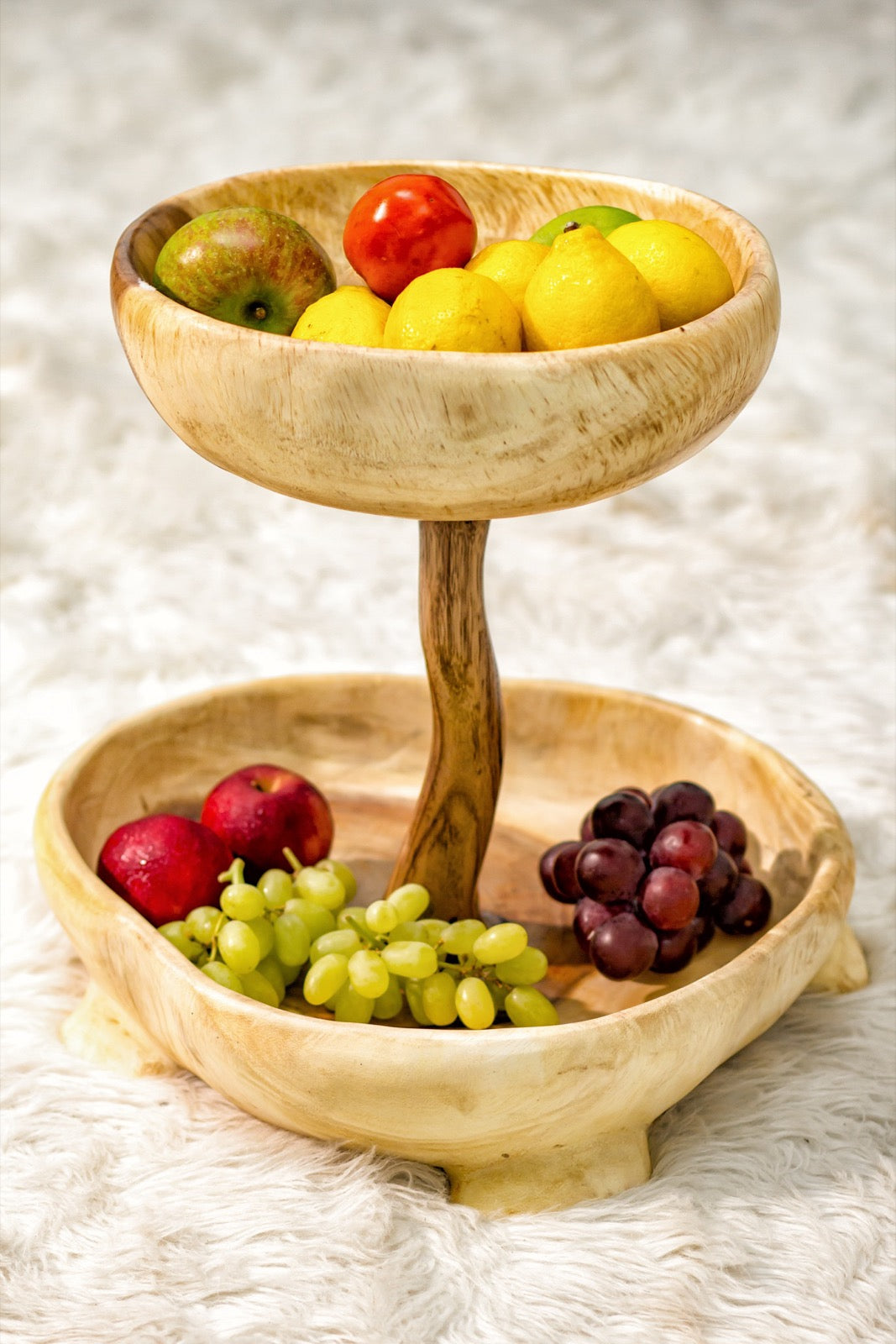 Handmade teak bowl – the Bowl Deco, boho decor made in Bali