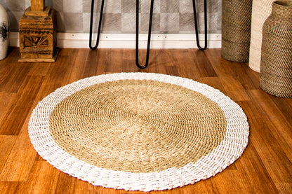 The Nicola rug – natural materials, boho decor handmade in Bali