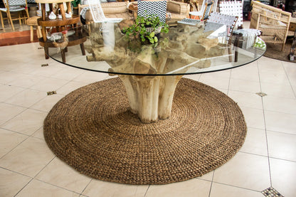 Casablanca rug in natural materials – boho decor by BaliSouk