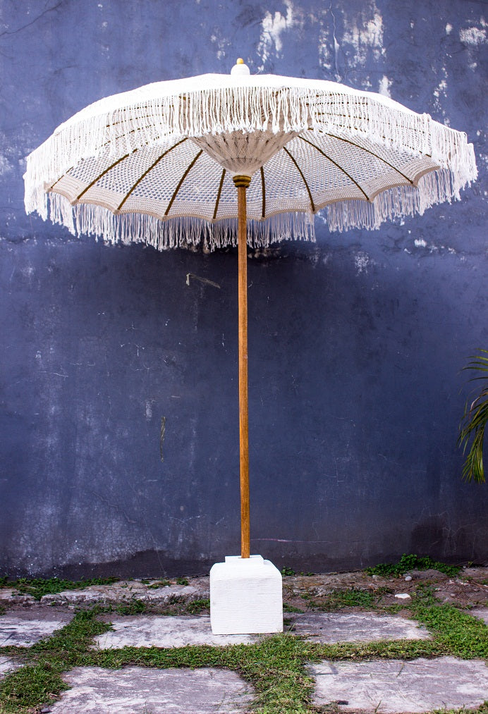 Lux – natural materials umbrella, boho furniture from Bali