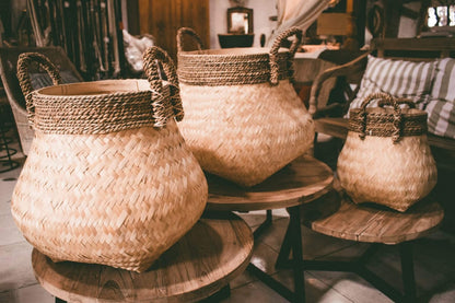 Bali Furniture – Kuno Round Basket Set Of Three