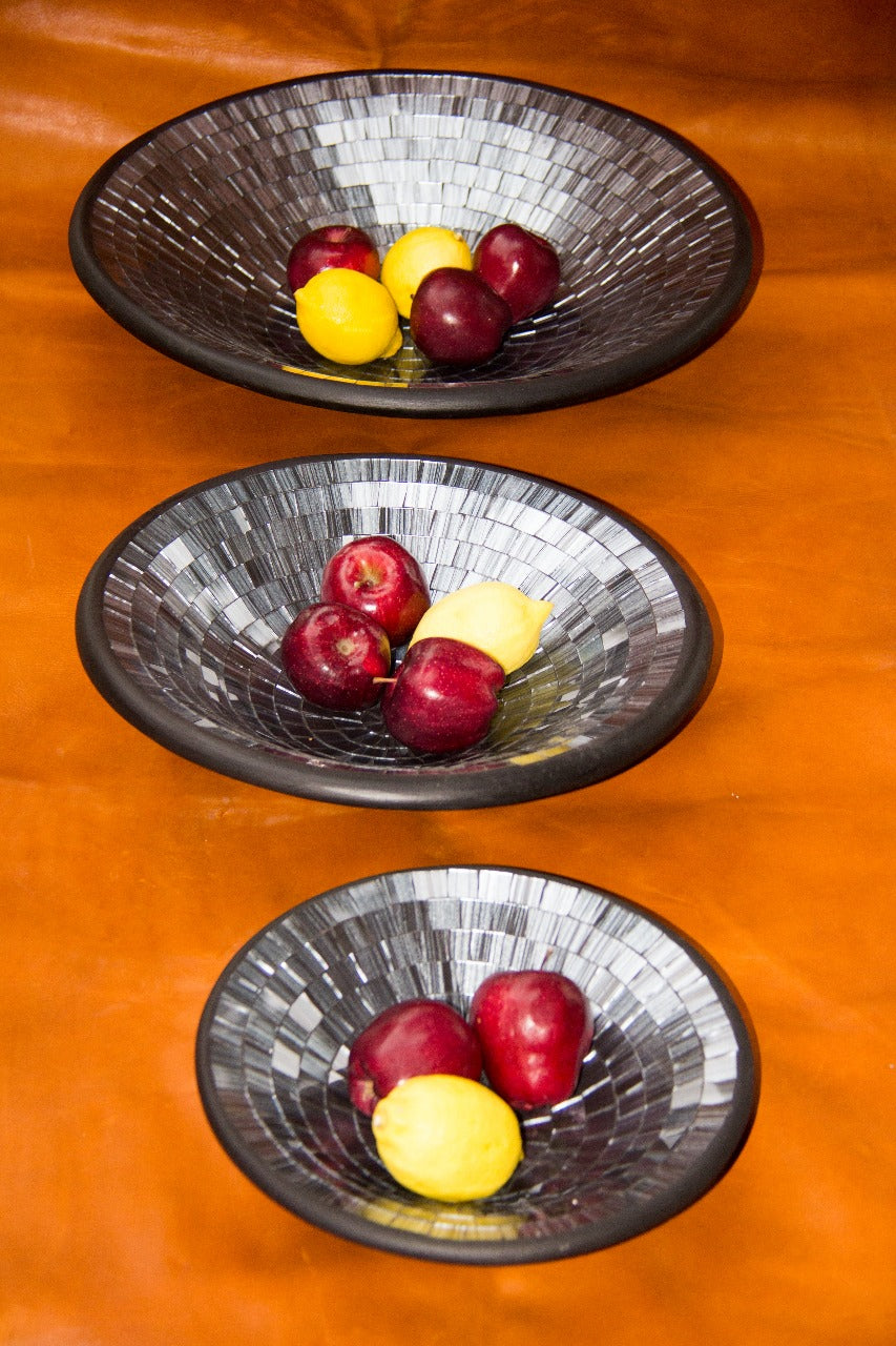 Mosaic plate by BaliSouk – boho decor made in Bali