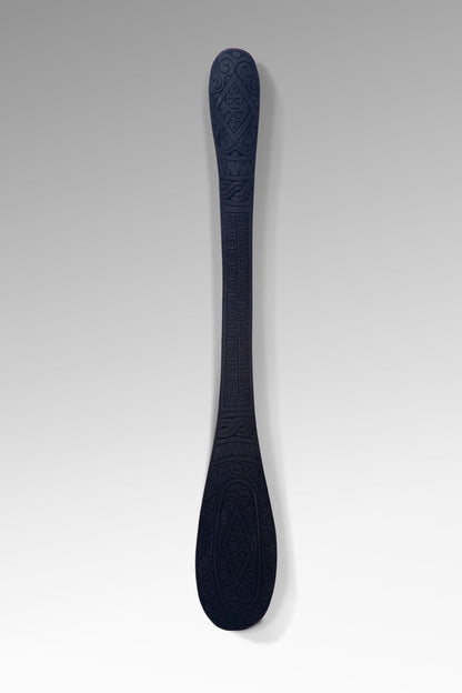 Mango wood decorative paddle – Timor – boho decor handmade in Bali by BaliSouk