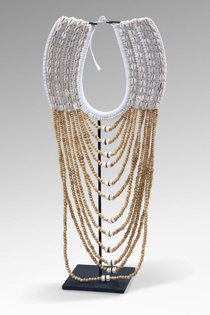 Gayo Necklace decorative stand by BaliSouk – boho decor made in Bali
