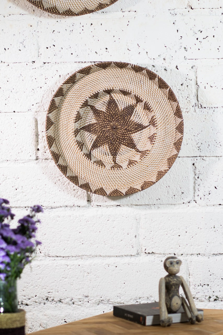 Africana wall decoration, boho decor handmade by Balinese artisans