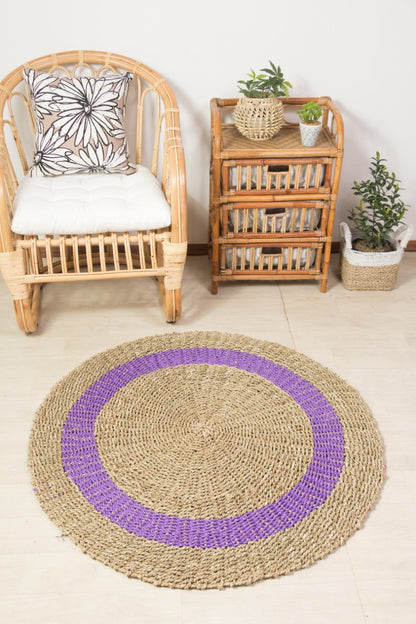 Nicola – natural materials rug, boho decor from Bali
