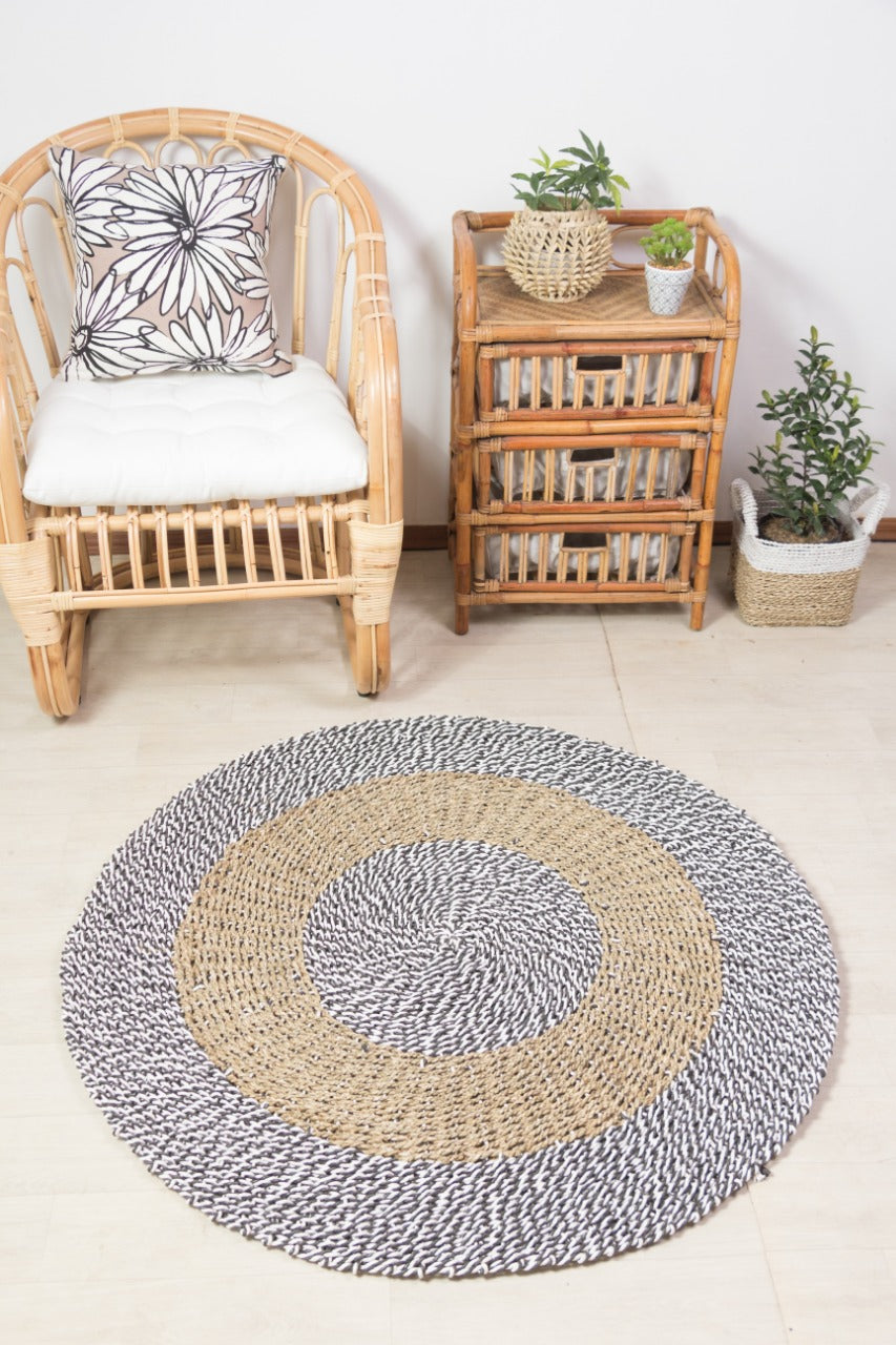 Seagrass rug – Nicola, natural natural materials in boho style