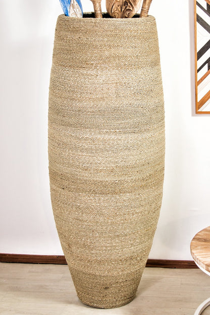 Deluxe Rope vase by BaliSouk – boho decor made in Bali