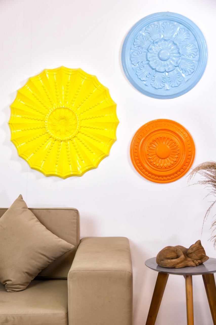 Handcrafted natural fibre wall decoration – Wall Deco, boho decor from BaliSouk