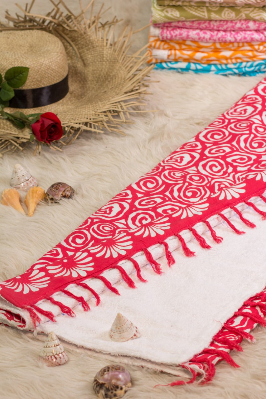 Cotton towel – Sarong – boho furniture handmade in Bali by BaliSouk