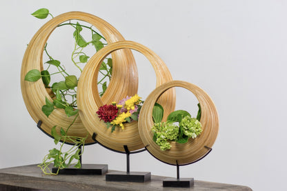 Bamboo Deco Stand Set of 3 decorative stand by BaliSouk – boho decor made in Bali