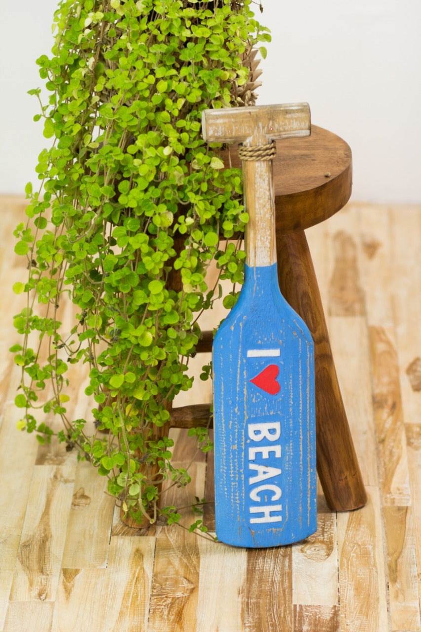 Small Paddle " I Love Beach"