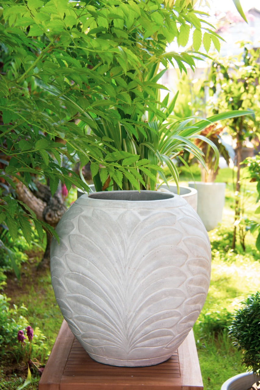 Fateem pot in natural materials – handmade boho decor from Bali