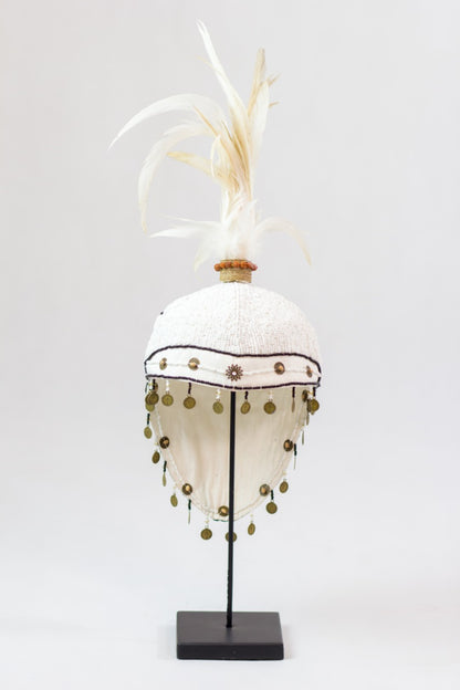 Fabric sculpture Warrior Stand – handmade in Bali, boho style