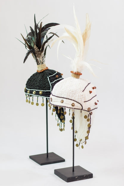 The Warrior Stand sculpture – natural materials, boho decor handmade in Bali