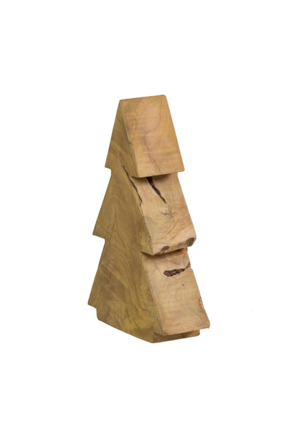 Teak Christmas decoration Tree – handmade in Bali, boho style