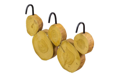 Log Hanger wall decoration, boho decor handmade by Balinese artisans
