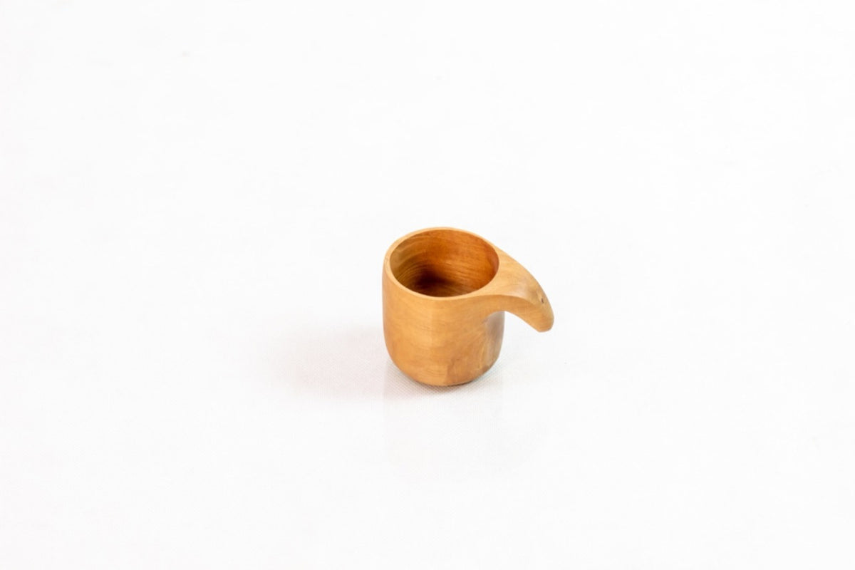 Espresso Cup decorative piece in natural materials – handmade boho decor from Bali