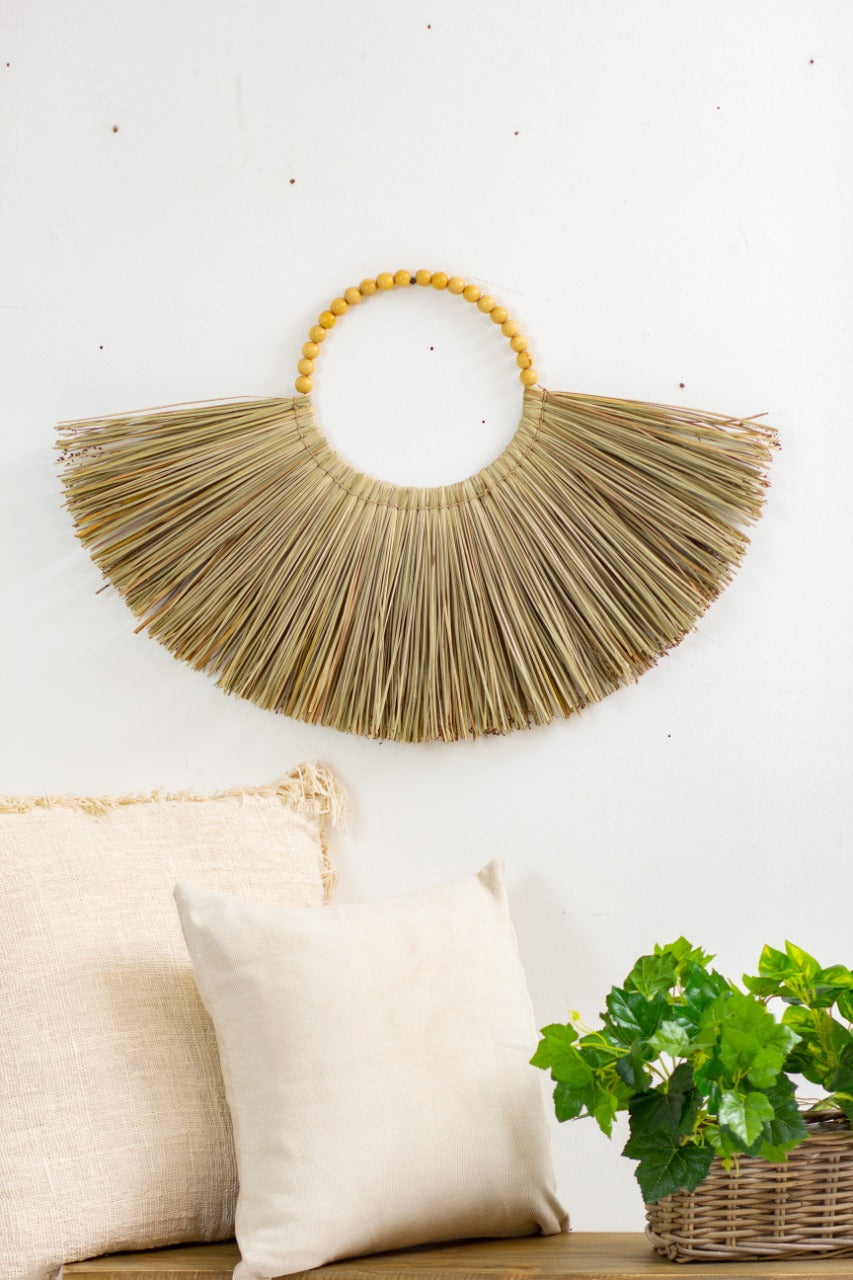 Wall Deco wall decoration in natural materials – handmade boho decor from Bali