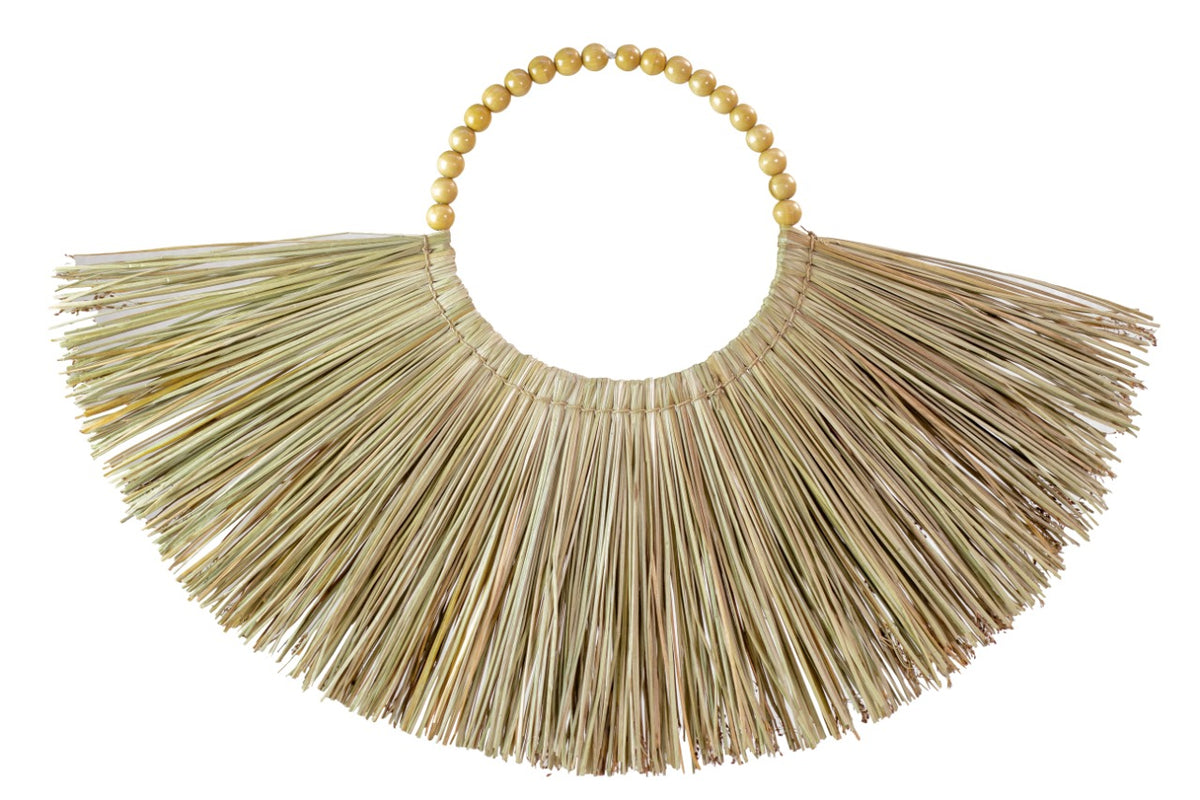 Natural fibre wall decoration – Wall Deco, natural natural materials in boho style