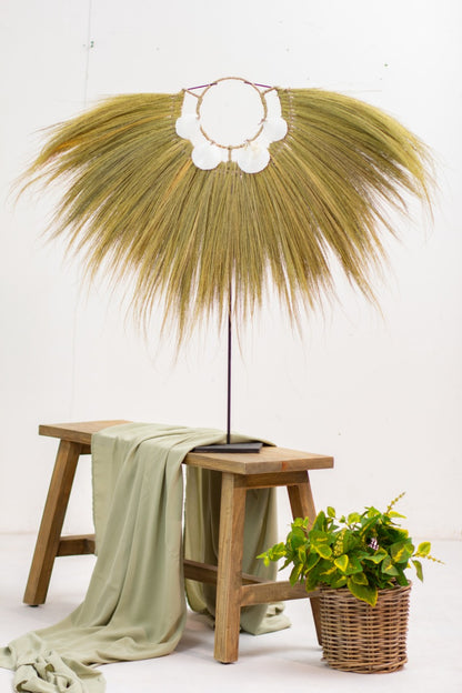 Deco on Stand decorative stand, boho decor handmade by Balinese artisans
