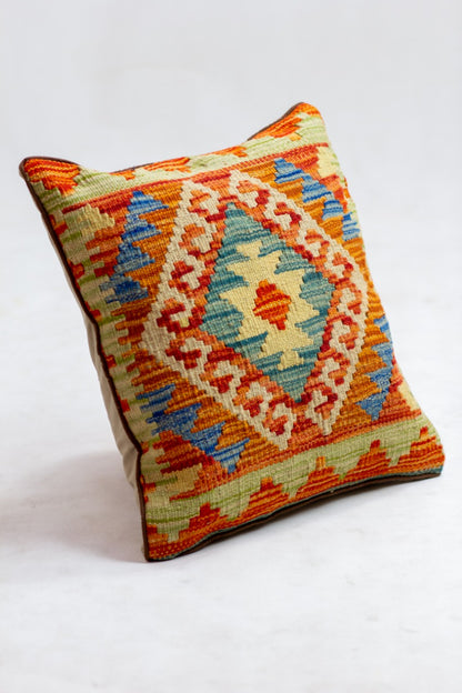 Wool pillow Pillow – boho decor, handwoven and handmade in Bali