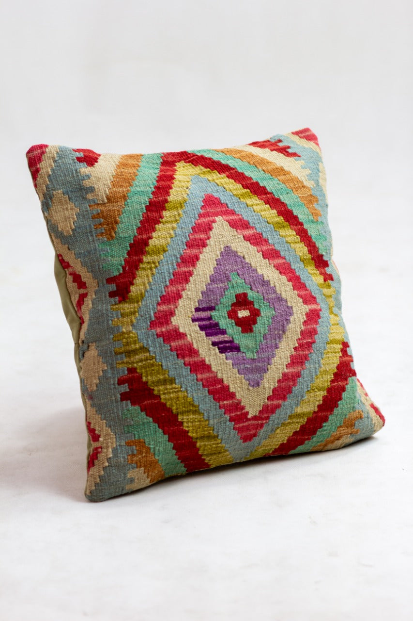 Wool pillow Pillow – boho decor, handwoven and handmade in Bali