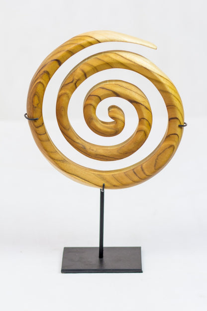 Round Deco Stand decorative stand by BaliSouk – boho decor made in Bali