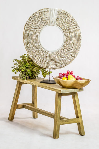 Shell decorative stand by BaliSouk – boho decor made in Bali