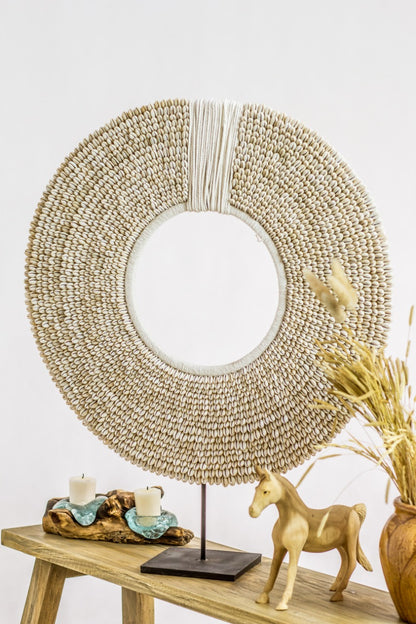 Shell decorative stand – Shell, natural natural materials in boho style