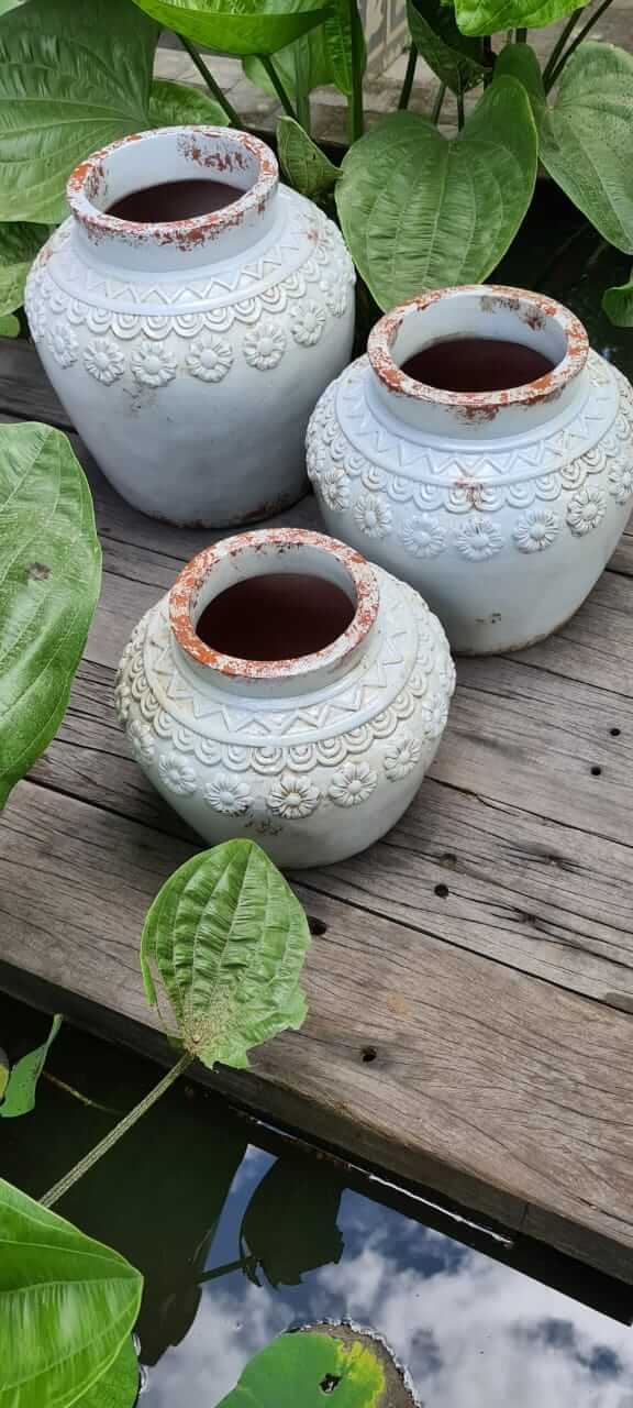 Barok Vase Deco S/3