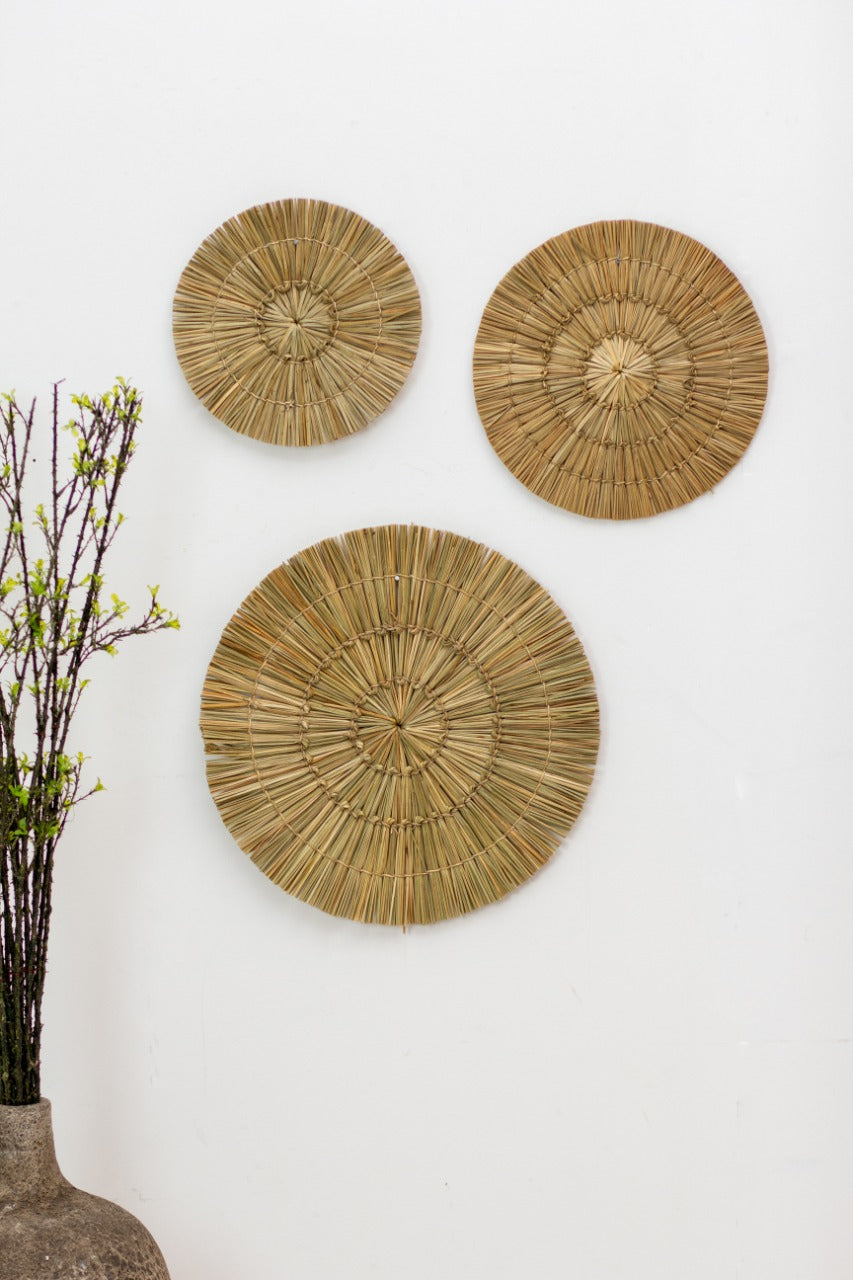 Wall Deco Set 3 – natural materials wall decoration, boho decor from Bali