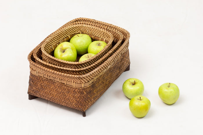 Bamboo tray – Andong – boho decor handmade in Bali by BaliSouk