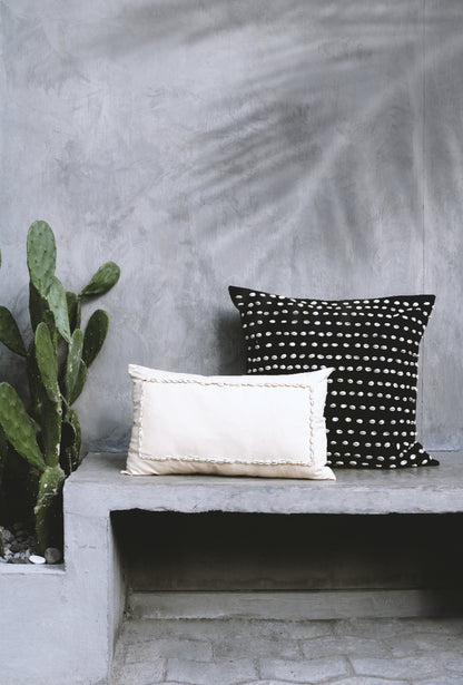 Fabric cushion Majlis – boho decor, handwoven and handmade in Bali