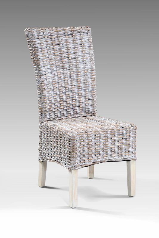 Rattan and mango wood dining chair Rio without cushion – Balinese furniture