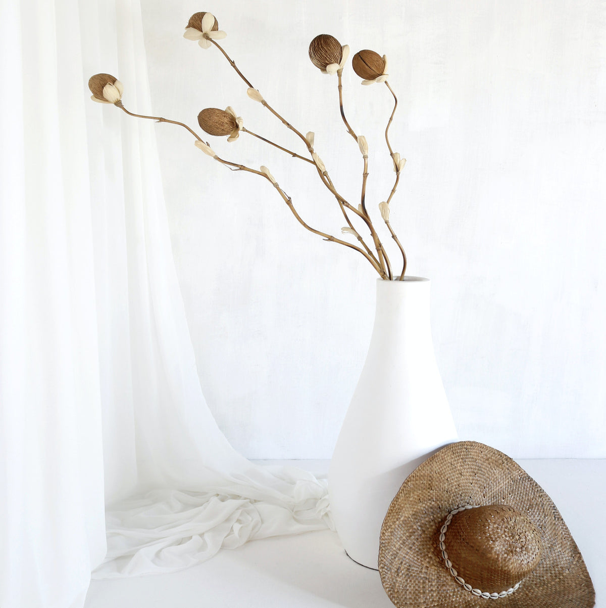 Flower decorative piece by BaliSouk – boho decor made in Bali