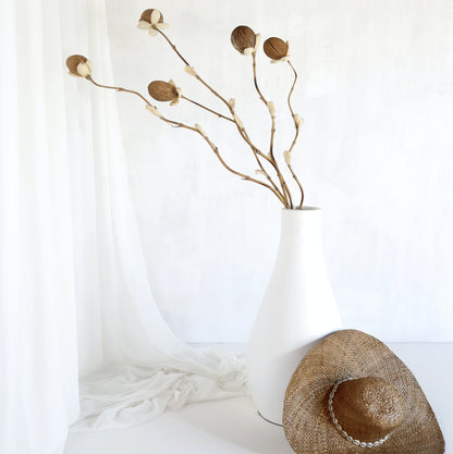 Flower decorative piece by BaliSouk – boho decor made in Bali