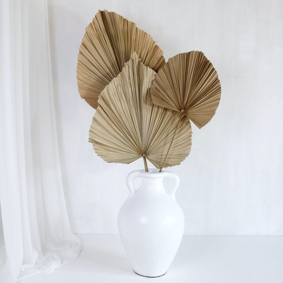 Handmade palm leaf decorative piece – the Palm Leaf, boho decor made in Bali
