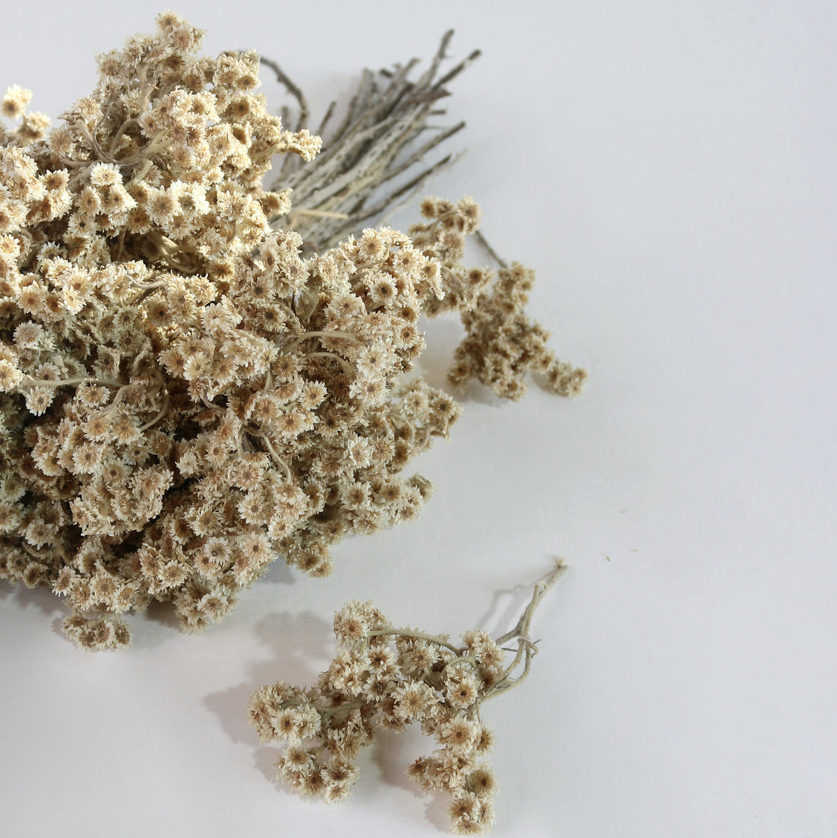 Edelweis Bouquet decorative piece in natural materials – handmade boho decor from Bali