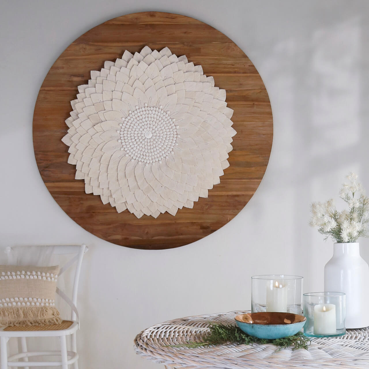 Macrame Wall Décor Only Without Wooden Wall 