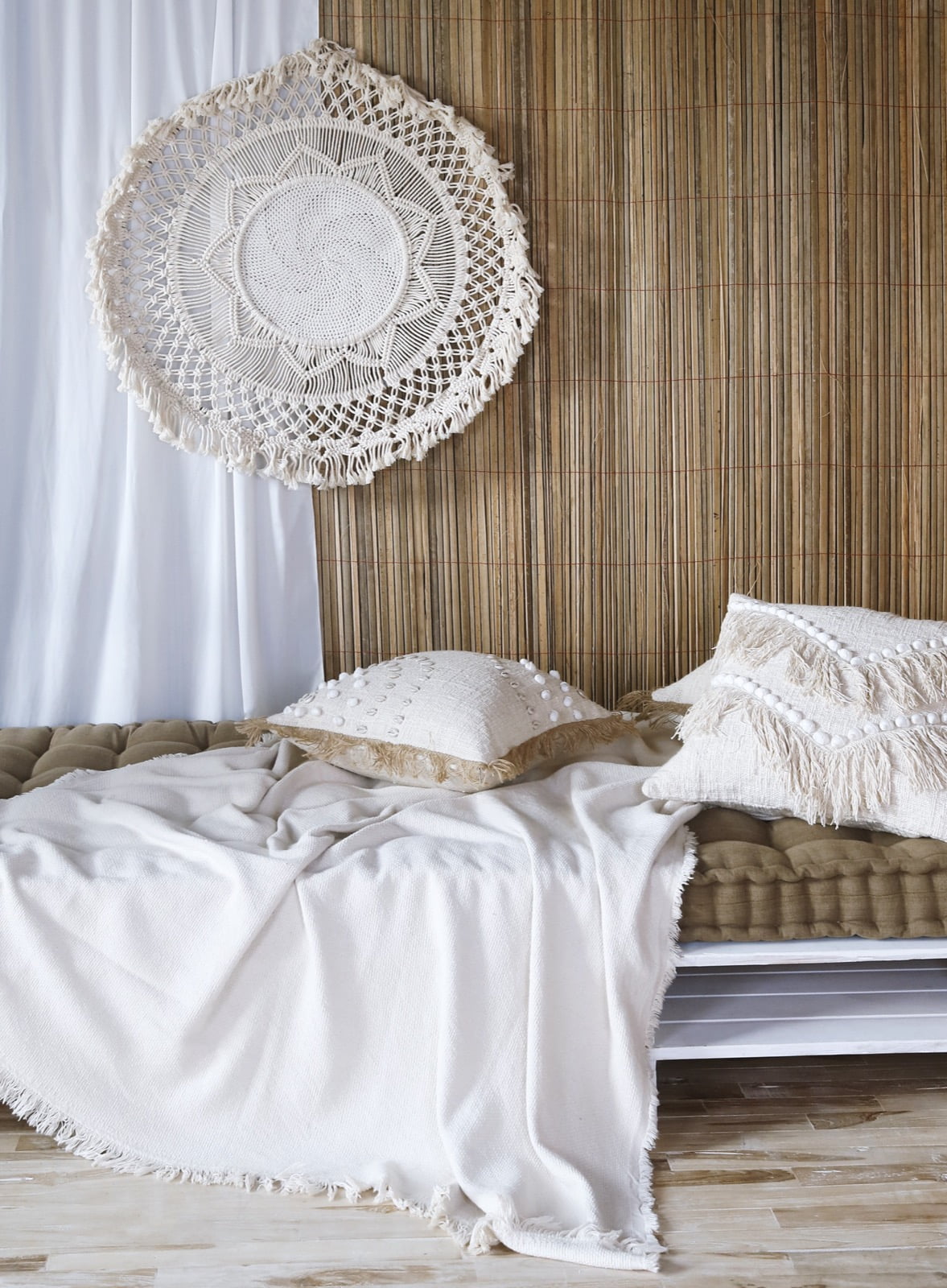 Handmade rope wall decoration – the Décor, boho decor made in Bali