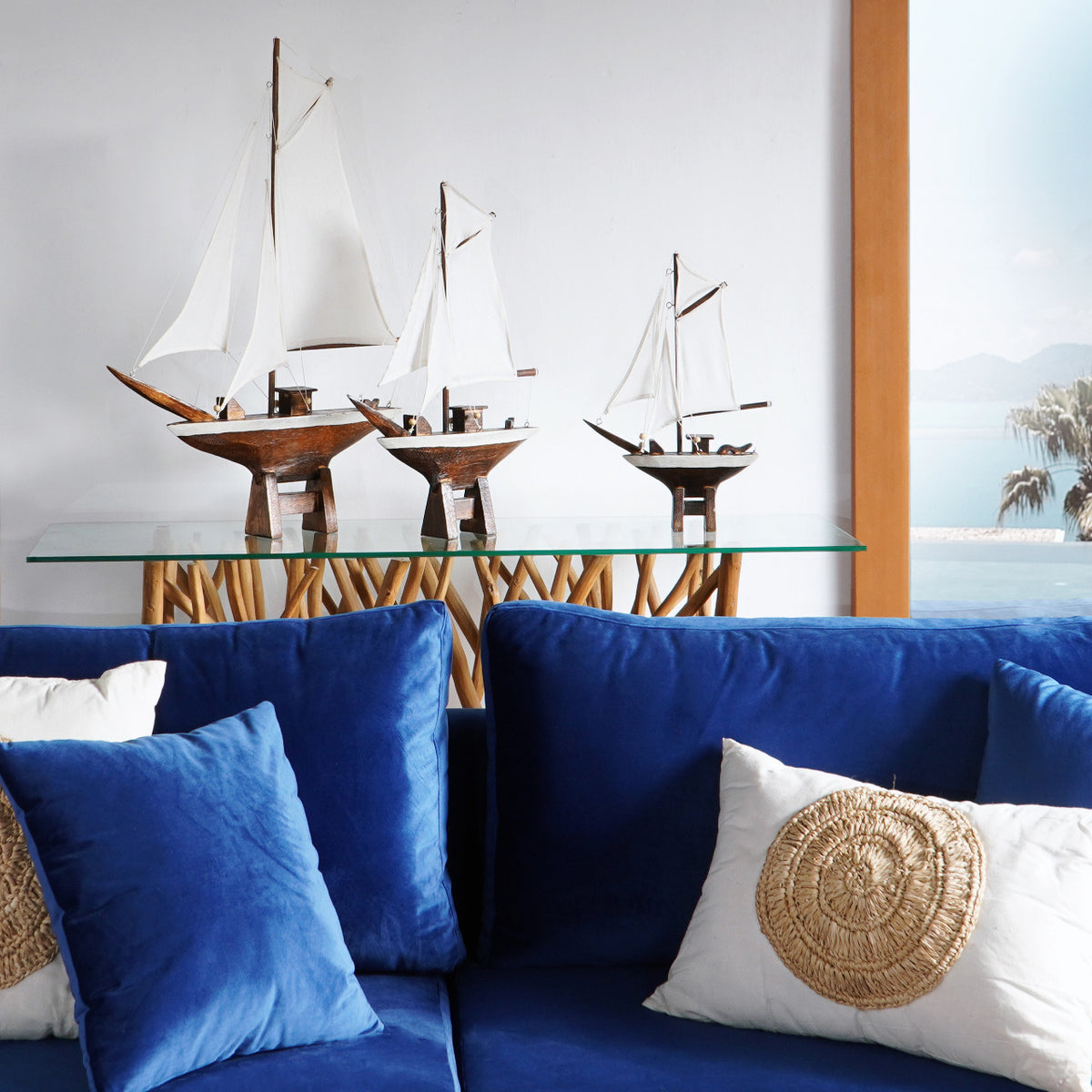 The Kapal Phinisi decorative piece – natural materials, boho decor handmade in Bali