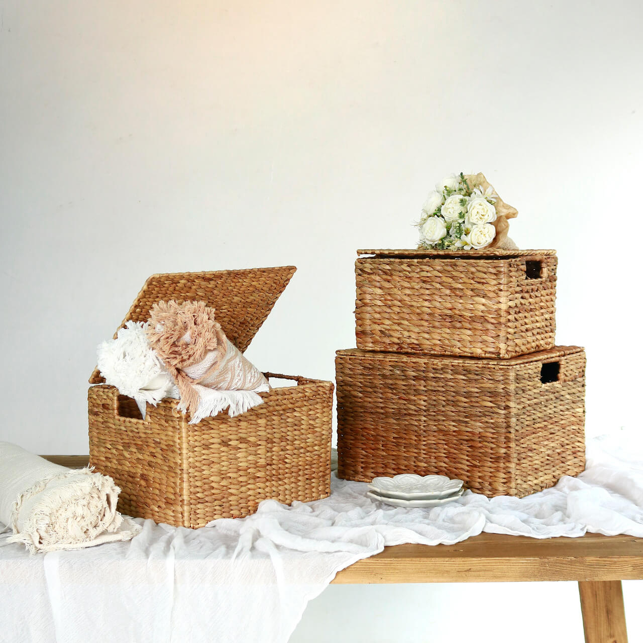 Kartika Rectagular Basket Set Of Three