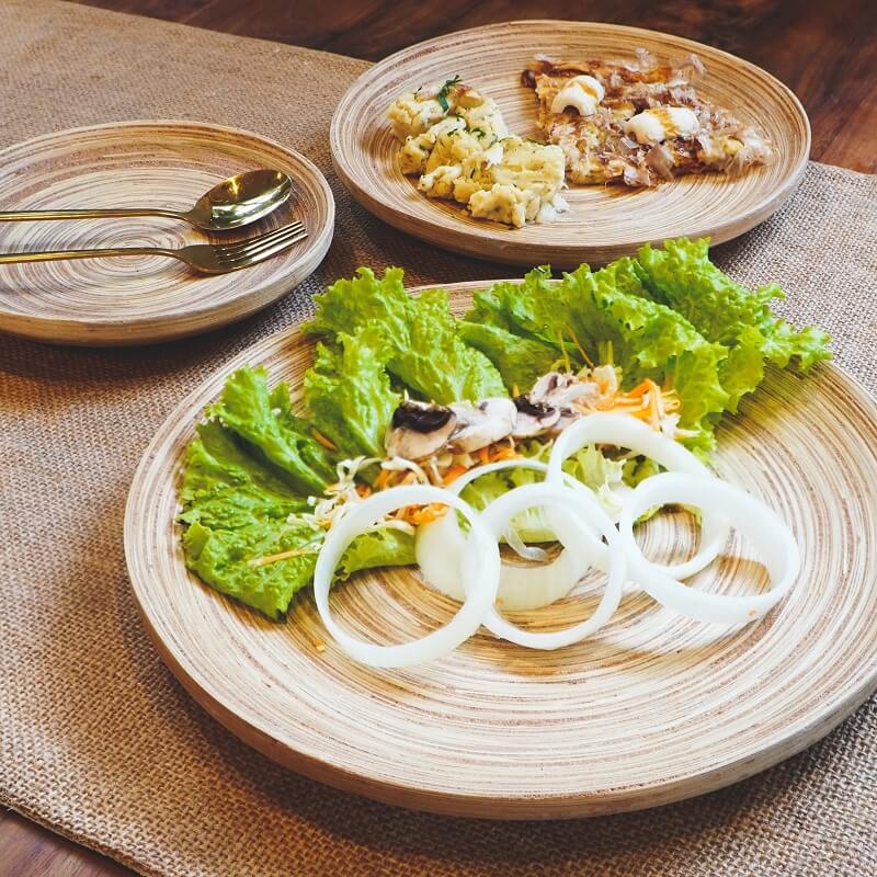 Bamboo Tray Set Of Three