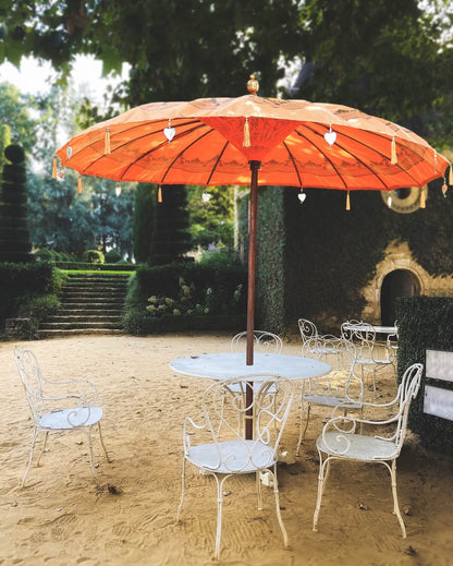 Bali Umbrella With Pole And With Prada Pattern  - No Base