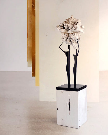 Bali Furniture – Couple Figure On Stand Large