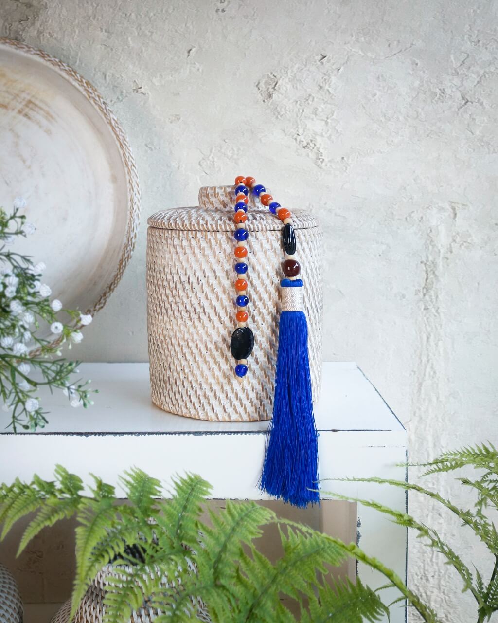 Mayura Jar With Tassel